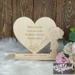 Bölcsődei, óvodai ballagás, óvodai köszönetajándék, idézetes szívecske fából, ajándék óvónéninek, dadusnéninek 