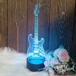 Fényemlék LED talppal Gitár 